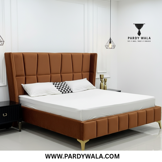 Verve Upholstered Bed Set – Modern Luxury Design with Padded Headboard