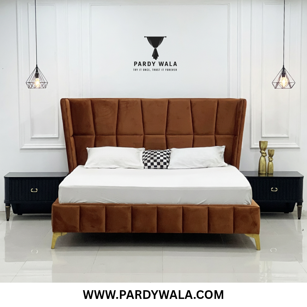 Verve Upholstered Bed Set – Modern Luxury Design with Padded Headboard