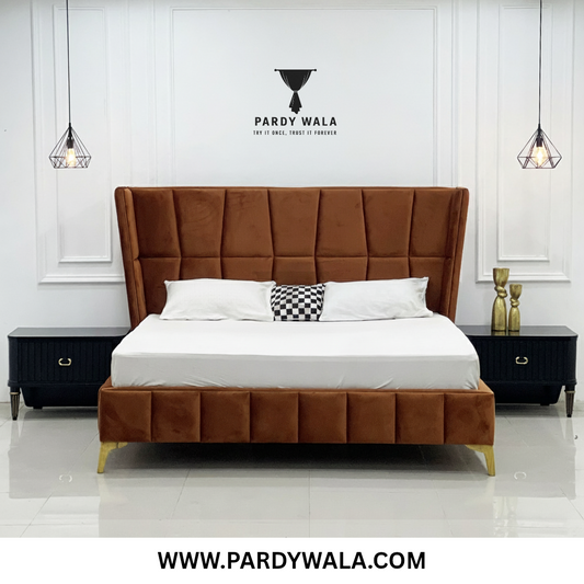 Verve Upholstered Bed Set – Modern Luxury Design with Padded Headboard